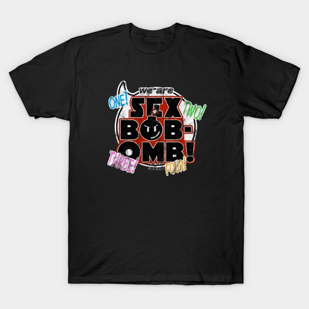 We Are Sex Bob-Omb! T-Shirt by LazyDayGalaxy